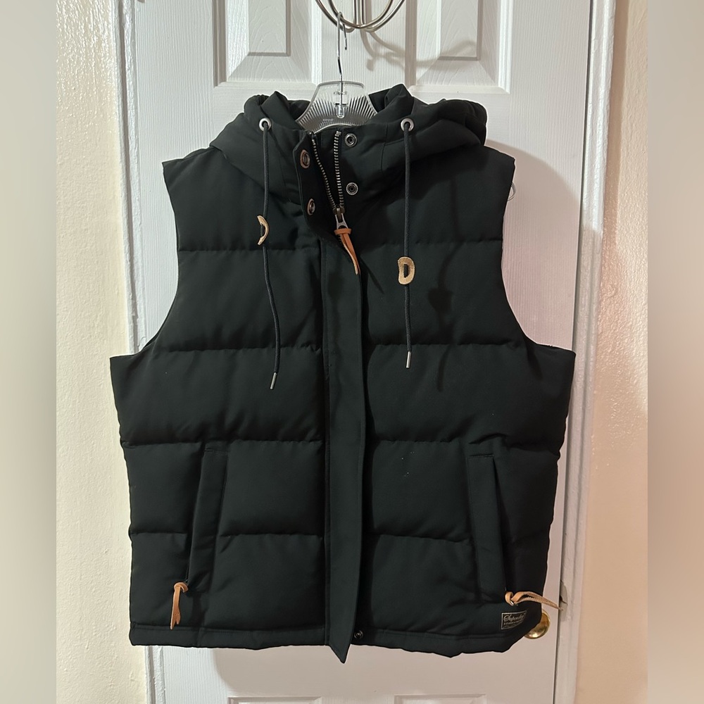 Superdry Black Expedition Puffer Vest